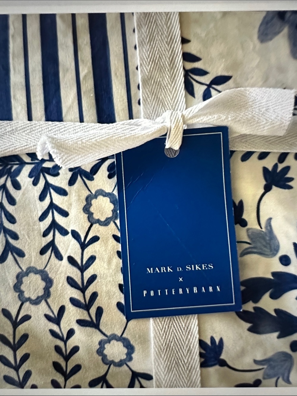 Pottery Barn Mark D Sikes Patchwork King Duvet Cover New